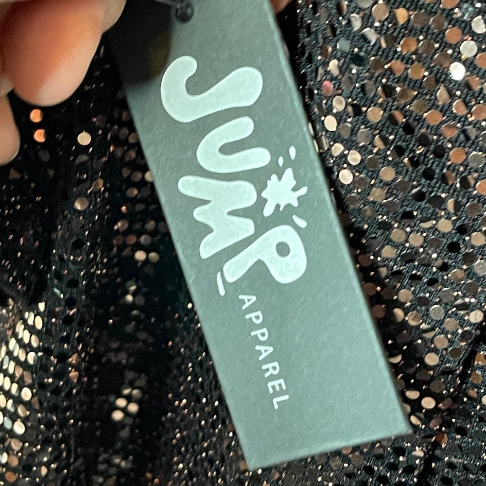 NWT JUMP APPAREL Stretch Sequin Open Back Mini Dr… - image 8